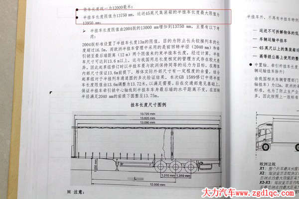 半掛車13.75米 GB1589掛車規(guī)定你造嗎? 半掛車13.75米 GB1589掛車規(guī)定你造嗎?